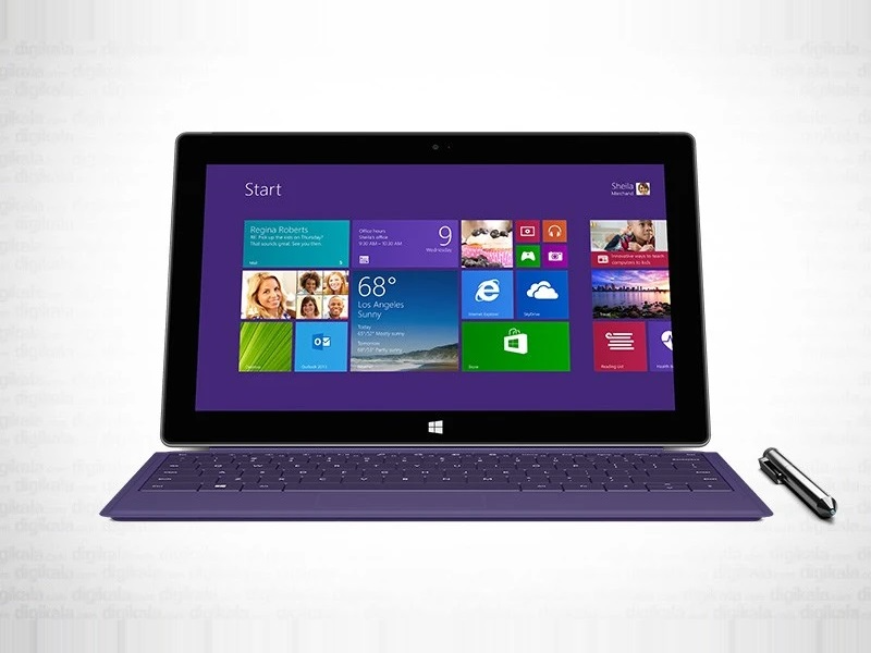 تبلت مایکروسافت مدل Surface Pro 2 به همراه کیبورد ظرفیت 128 گیگابایت