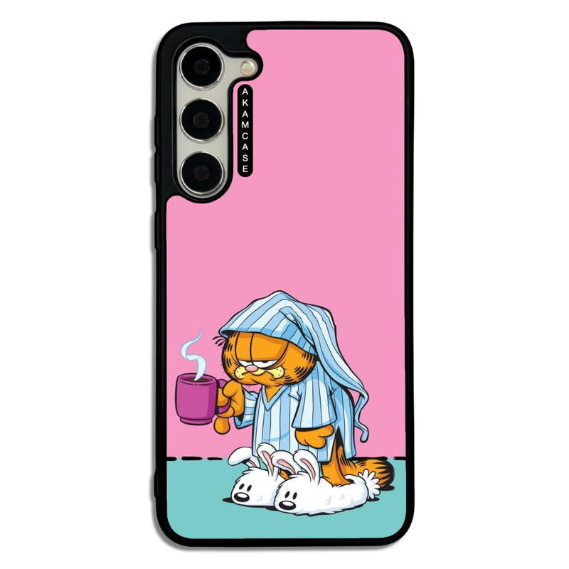 کاور آکام مدل AMC-WSGS23P-GARFIELD14 مناسب برای گوشی موبایل سامسونگ Galaxy S23 Plus