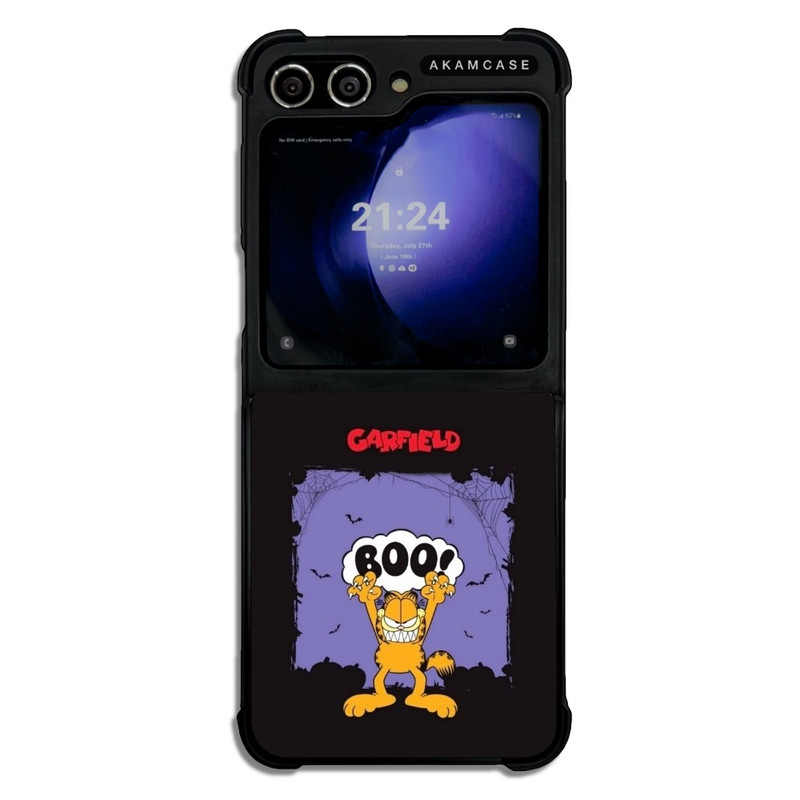 کاور آکام مدل AMC-WSGZFLIP5-GARFIELD11 مناسب برای گوشی موبایل سامسونگ Galaxy Z Flip 5