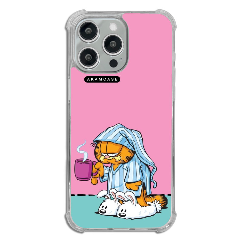 کاور آکام مدل AMC-WTA15PROMAX-GARFIELD14 مناسب برای گوشی موبایل اپل iPhone 15 Pro Max