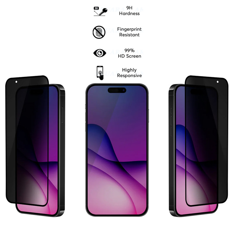 محافظ صفحه نمایش حریم شخصی آکوآرا مدل AKU pv1 مناسب برای گوشی موبایل اپل iPhone 13 / 13 Pro