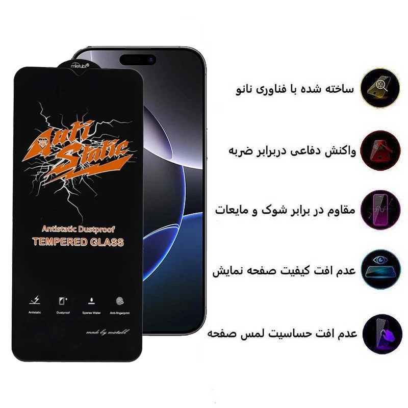 محافظ صفحه نمایش بوک مدل Antistatic Touch مناسب برای گوشی موبایل سامسونگ galaxy a07