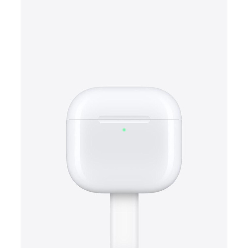 هدفون بلوتوثی اپل مدل AirPods 4 دارای نویز کنسلینگ، درگاه شارژ USB-Type-C و شارژ بی سیم، با قابلیت اتصال به چند دستگاه، پشتیبانی از فرمان لمسی و دستیار صوتی، نشانگر LED، مقاوم در برابر پاشش آب و گرد و غبار