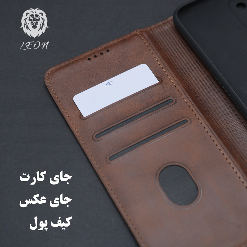 کیف کلاسوری لئون مدل Bors Oro مناسب برای گوشی موبایل سامسونگ Galaxy G530 / Grand Prime