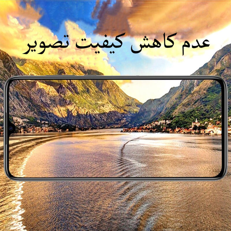 محافظ صفحه نمایش بوک مدل Carbon SUPER D مناسب برای گوشی موبایل اپل iphone 13 promax