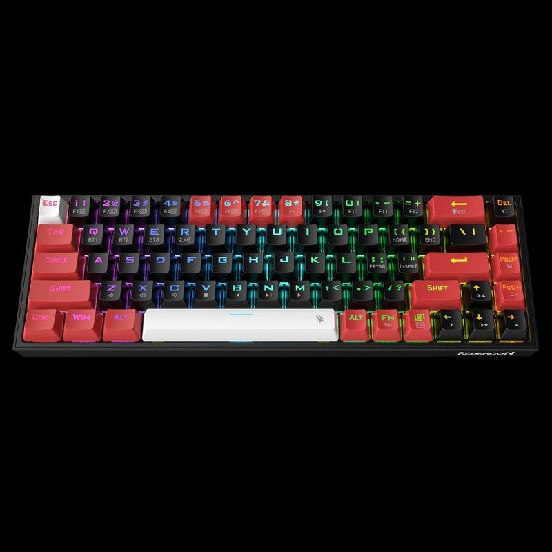 کیبورد گیمینگ ردراگون مدل CASTOR K631 RGB RED SWITCH