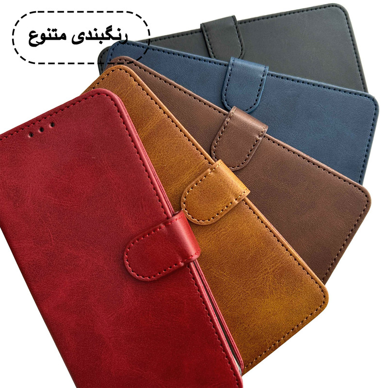 کیف کلاسوری تاپ قاب مدل CLUX مناسب برای گوشی موبایل سامسونگ Galaxy A56 به همراه بندآویز