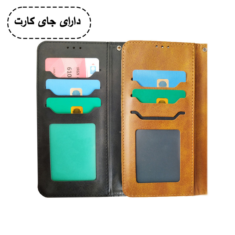 کیف کلاسوری تاپ قاب مدل CLUX مناسب برای گوشی موبایل سامسونگ Galaxy A56 به همراه بندآویز