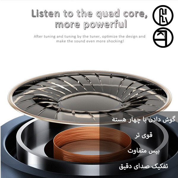 هندزفری سیمی کی تی مدل فرنگیس
