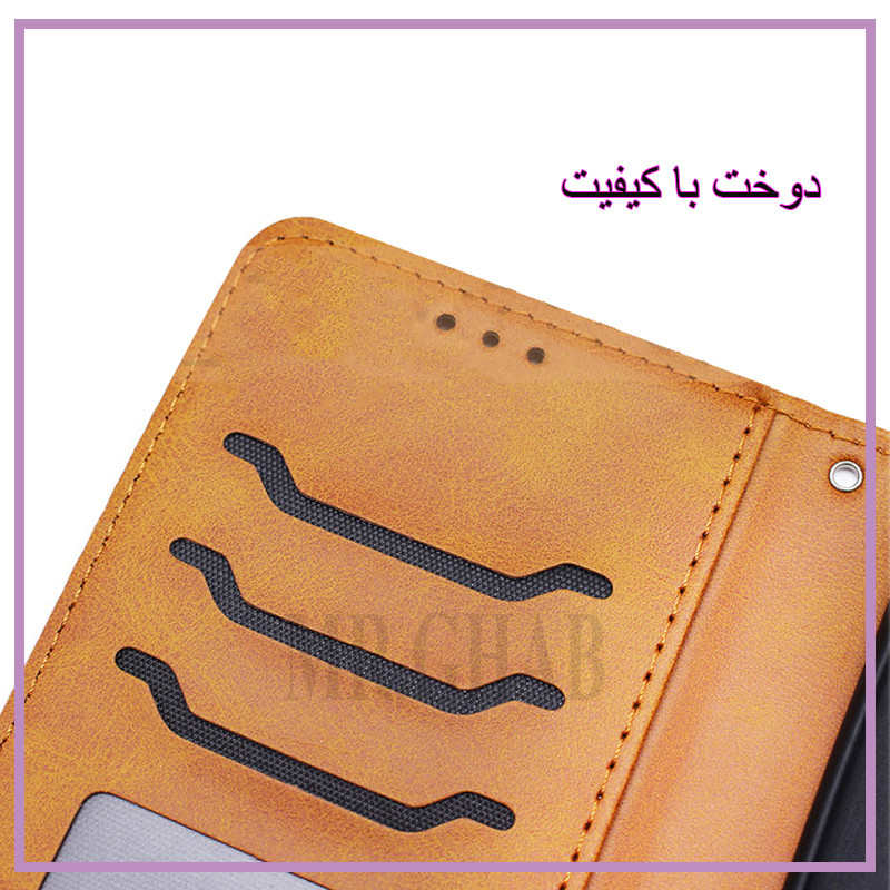 کیف کلاسوری مستر قاب مدل چرمی مناسب برای گوشی موبایل سامسونگ Galaxy A56