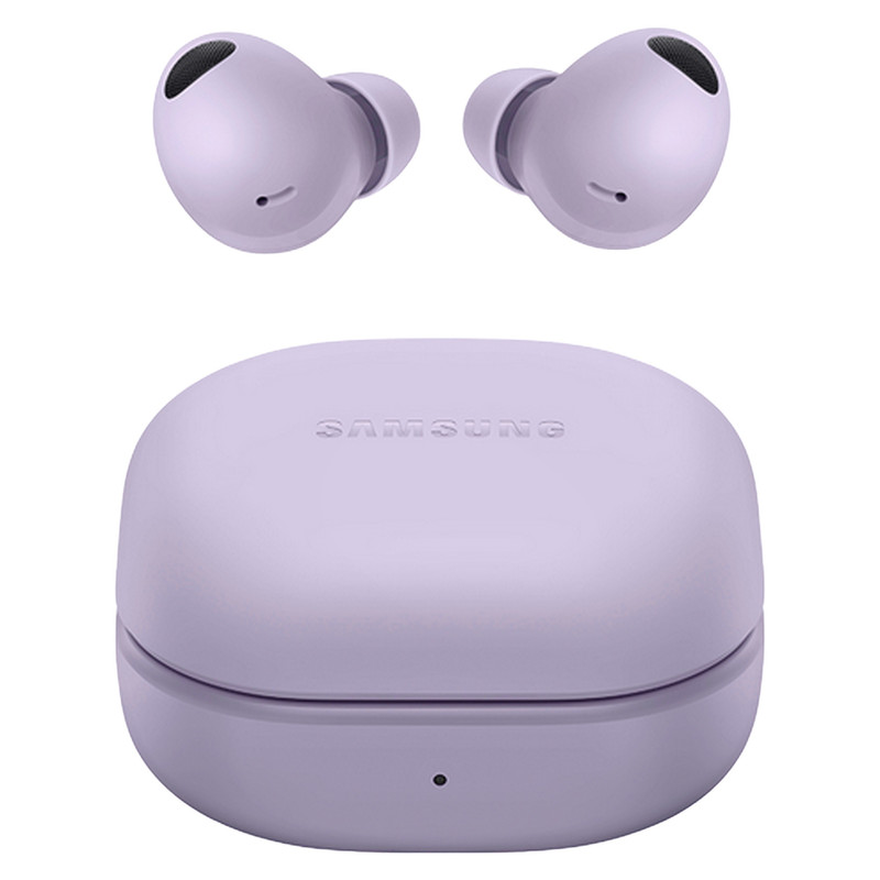 هدفون بلوتوثی سامسونگ مدل Galaxy Buds2 Pro با نویز کنسلینگ فعال (ANC)، درگاه شارژ USB Type-C، دارای میکروفون سهگانه، مقاوم در برابر رطوبت و عرق، مجهز به سنسور شتابسنج و مقاومت در برابر آب IPX7