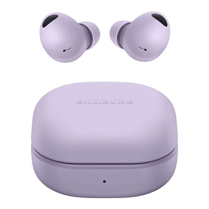هدفون بلوتوثی سامسونگ مدل Galaxy Buds2 Pro با نویز کنسلینگ فعال (ANC)، درگاه شارژ USB Type-C، دارای میکروفون سهگانه، مقاوم در برابر رطوبت و عرق، مجهز به سنسور شتابسنج و مقاومت در برابر آب IPX7
