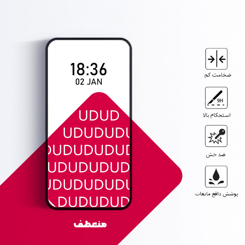 محافظ صفحه نمایش سرامیکی یو دی مدل HQ مناسب برای گوشی موبایل سامسونگ Galaxy A10