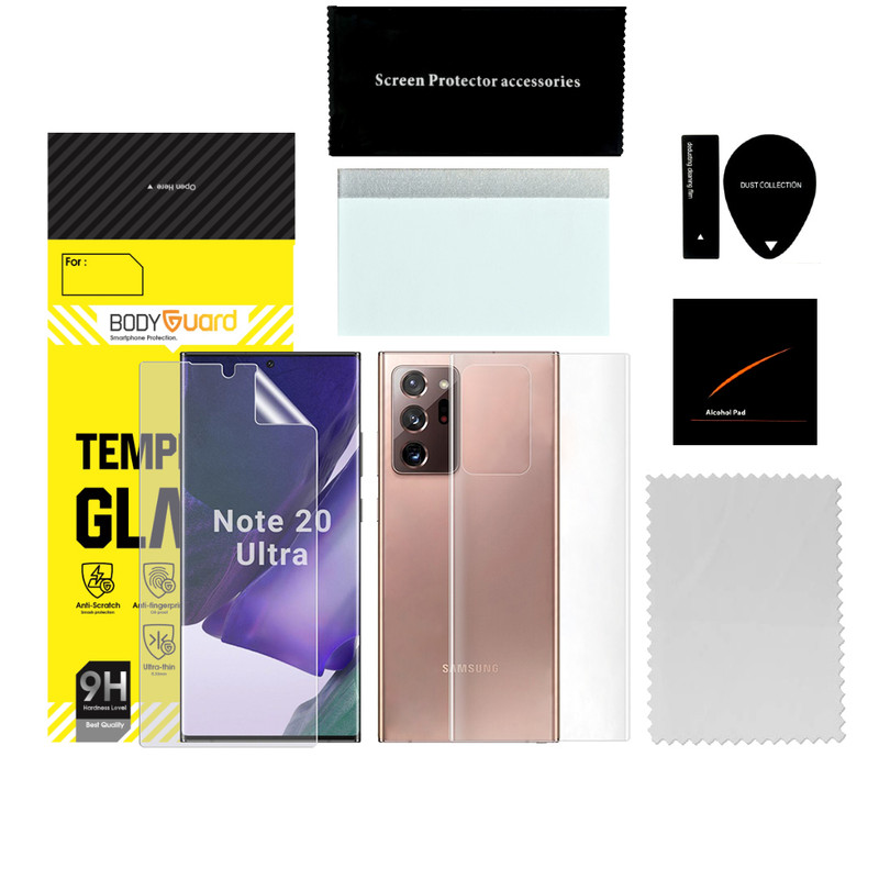 محافظ صفحه نمایش بادیگارد مدل Hydrogel 2 مناسب برای گوشی موبایل سامسونگ Galaxy Note 20 Ultra به همراه محافظ پشت گوشی