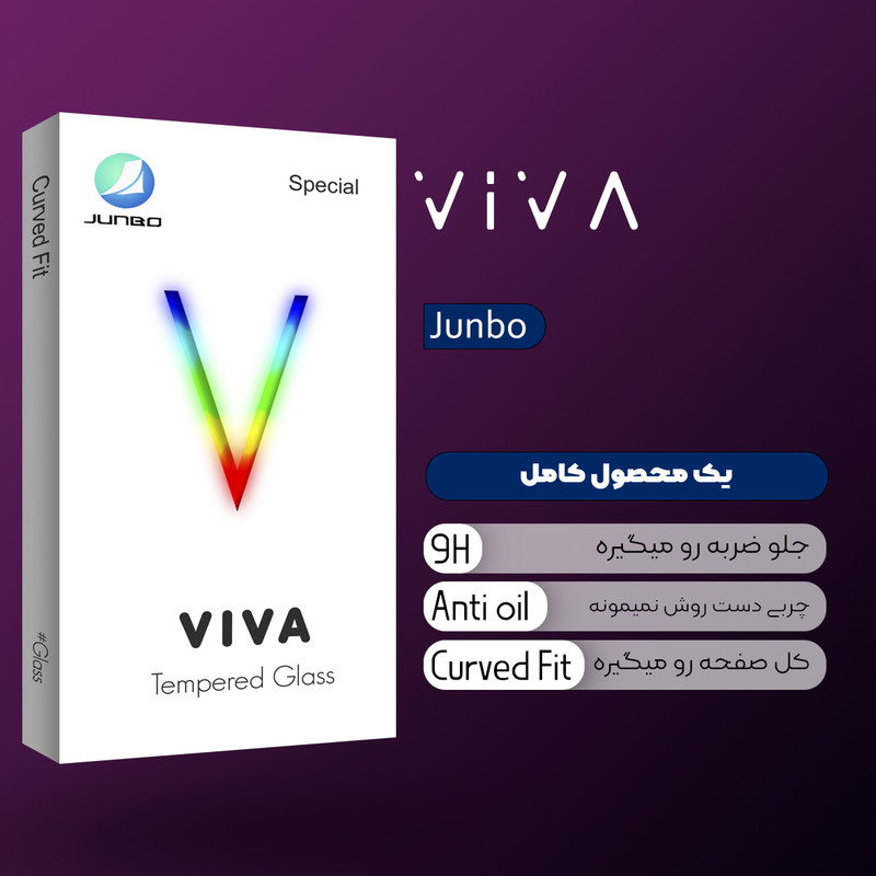 محافظ صفحه نمایش شیشه ای جانبو مدل Viva Glass مناسب برای گوشی موبایل سامسونگ Galaxy A12 A12 Nacho