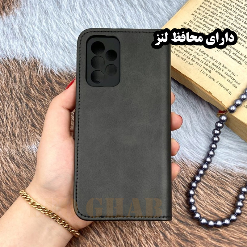 کیف کلاسوری لئو قاب مدل KIFNL مناسب برای گوشی موبایل سامسونگ Galaxy A56 5G