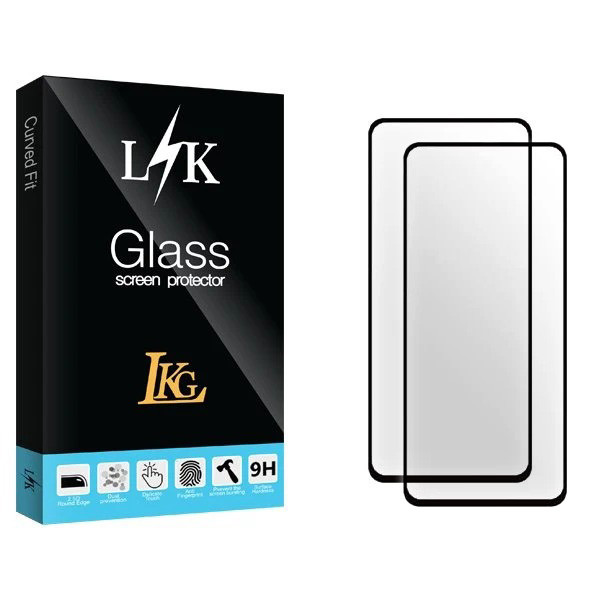 محافظ صفحه نمایش شیشهای ال کا جی مدل Full LKK مناسب برای گوشی موبایل شیائومی ردمی Note 9 Pro 4G / Note 9 Pro Max 4G / Note 9S