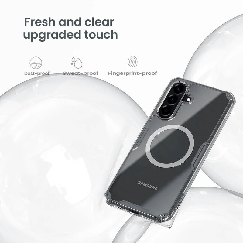 کاور نیلکین مدل Nature TPU Pro Magnetic مناسب برای گوشی موبایل سامسونگ Galaxy A56/ A36
