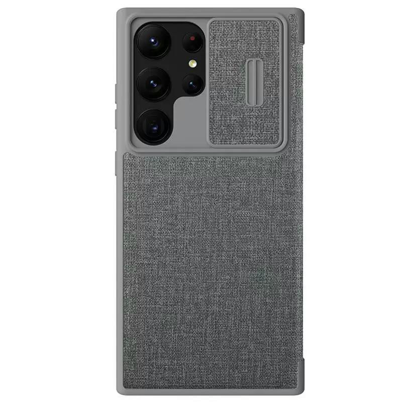 کیف کلاسوری نیلکین مدل Qin Pro Plain Cloth مناسب برای گوشی موبایل سامسونگ Galaxy S23 Ultra