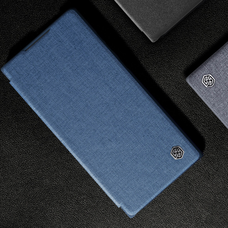 کیف کلاسوری نیلکین مدل Qin Pro Plain Cloth مناسب برای گوشی موبایل سامسونگ Galaxy S23 Ultra