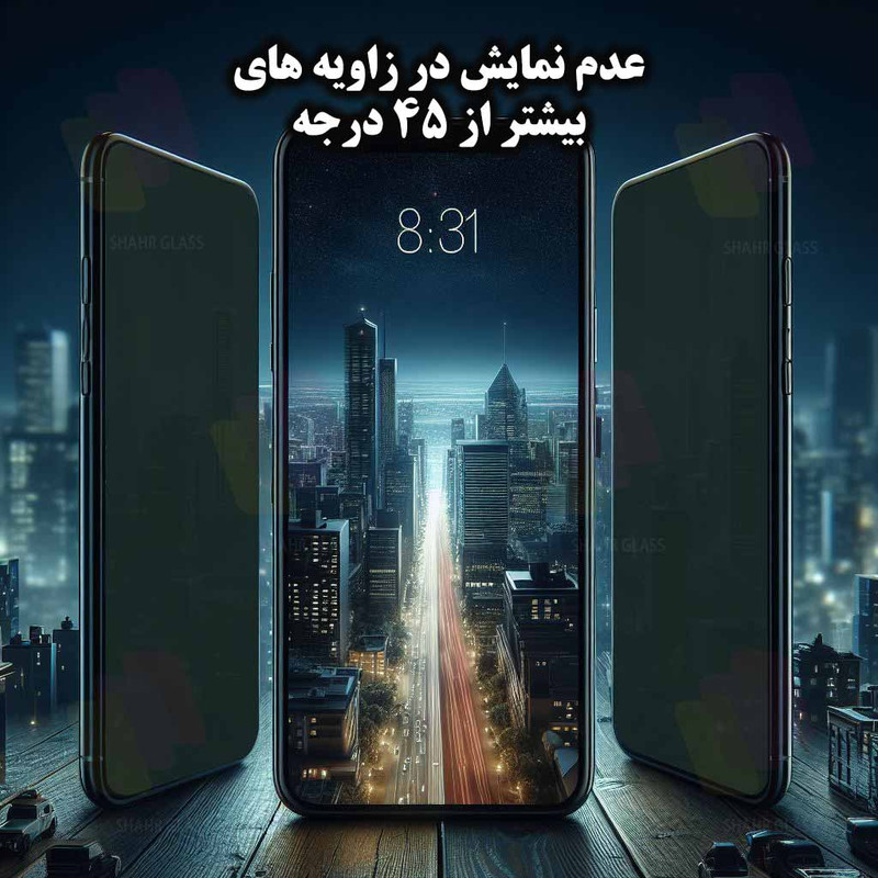 محافظ صفحه نمایش شهر گلس مدل PRMS مناسب برای گوشی موبایل اپل iPhone 14 Pro