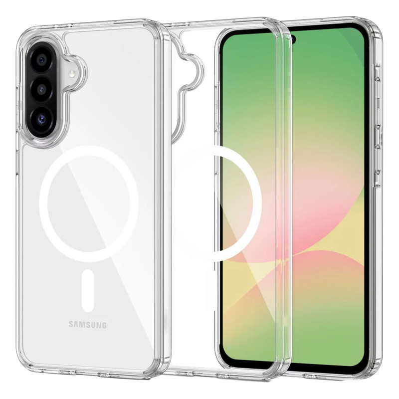 کاور اسپایدر مدل Clear Magnetic MGsafe مناسب برای گوشی موبایل سامسونگ Galaxy A56
