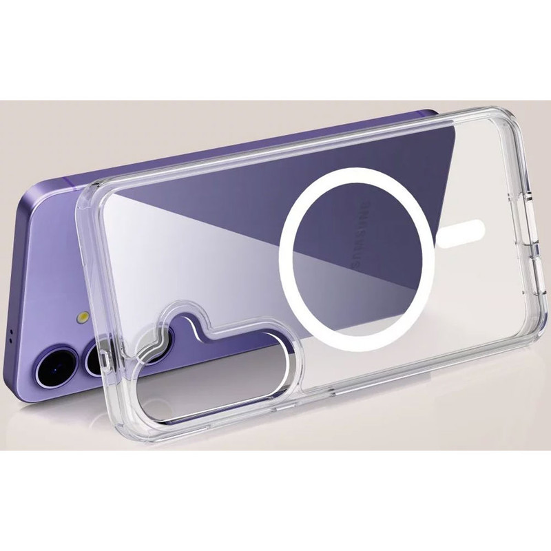 کاور اسپایدر مدل Clear Magnetic MGsafe مناسب برای گوشی موبایل سامسونگ Galaxy A56