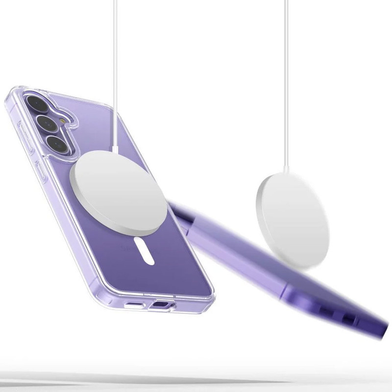 کاور اسپایدر مدل Clear Magnetic MGsafe مناسب برای گوشی موبایل سامسونگ Galaxy A56