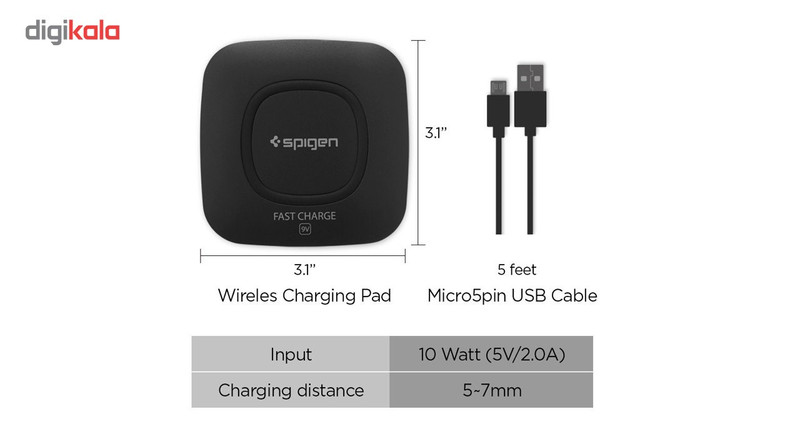 شارژر بی سیم اسپیگن مدل Essential F301W