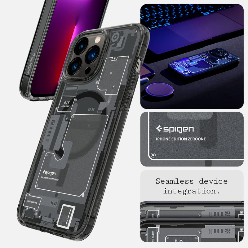 کاور اسپیگن مدل Ultra Hybrid Magfit مناسب برای گوشی موبایل اپل iPhone 13 Pro
