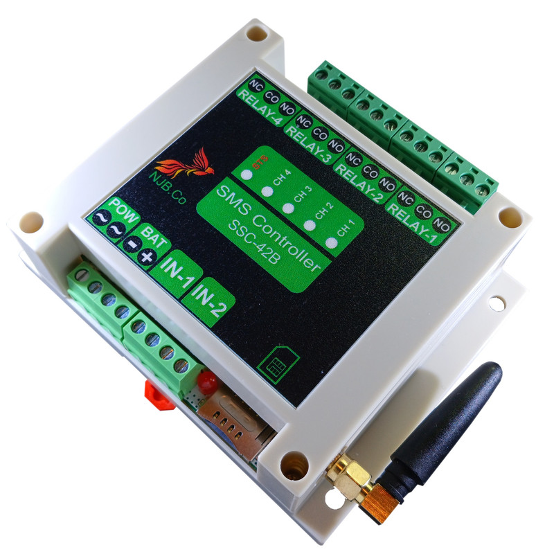 مرکز کنترل پیامکی هوشمند مدل SSC42B-ADAPTOR12V