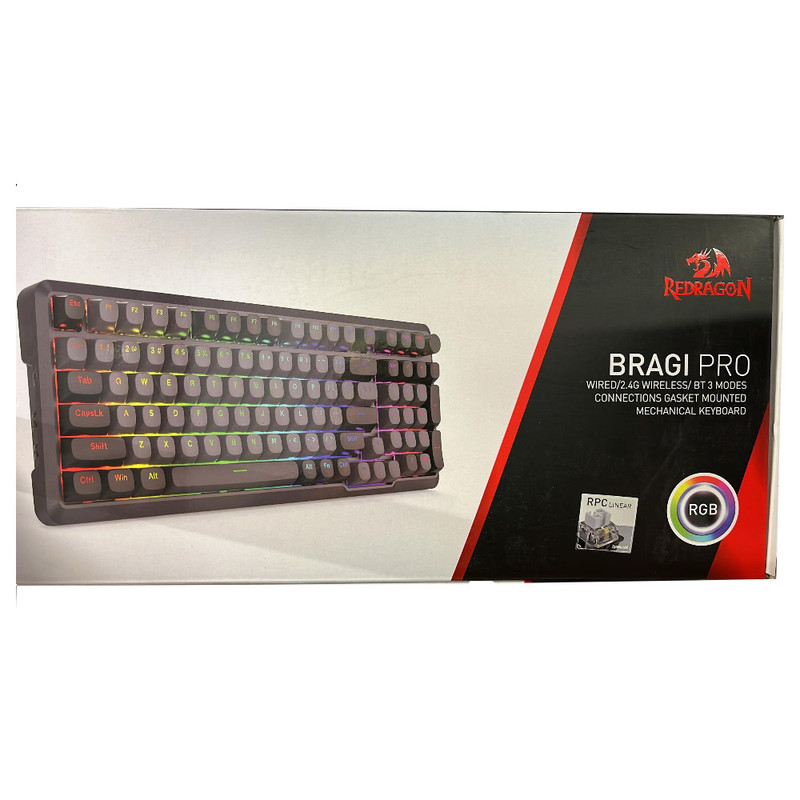 کیبورد مخصوص بازی ردراگون مدل SWICH GRAY BRAGI K688 GB PRO