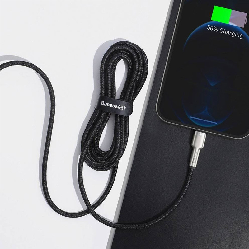 کابل تبدیل USB-C به لایتنینگ باسئوس مدل CATLJK-B01 طول 2 متر