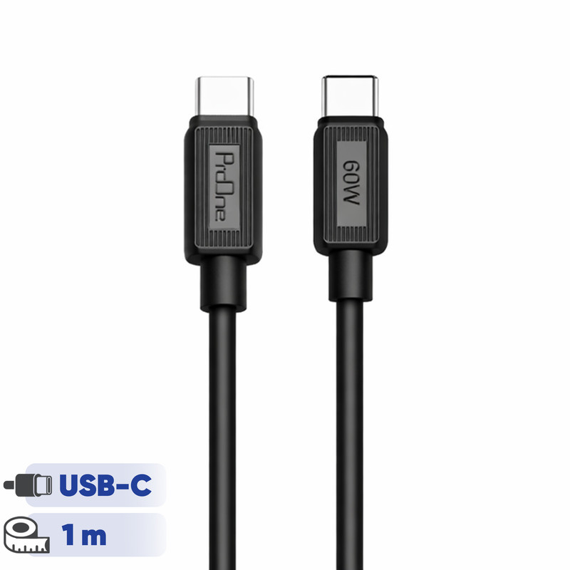 کابل تبدیل USB-C پرووان مدل PCC127 طول 1 متر