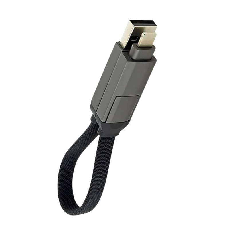 کابل تبدیل USB-C به لایتنینگ میم تک مدل PDW100 طول 0.12 متر