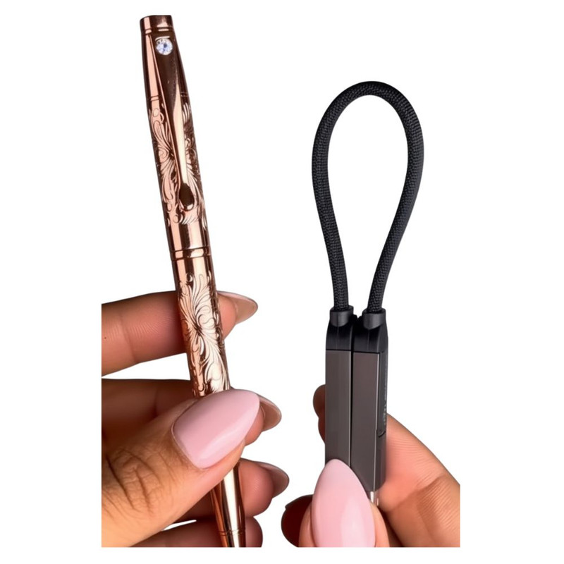 کابل تبدیل USB-C به لایتنینگ میم تک مدل PDW100 طول 0.12 متر