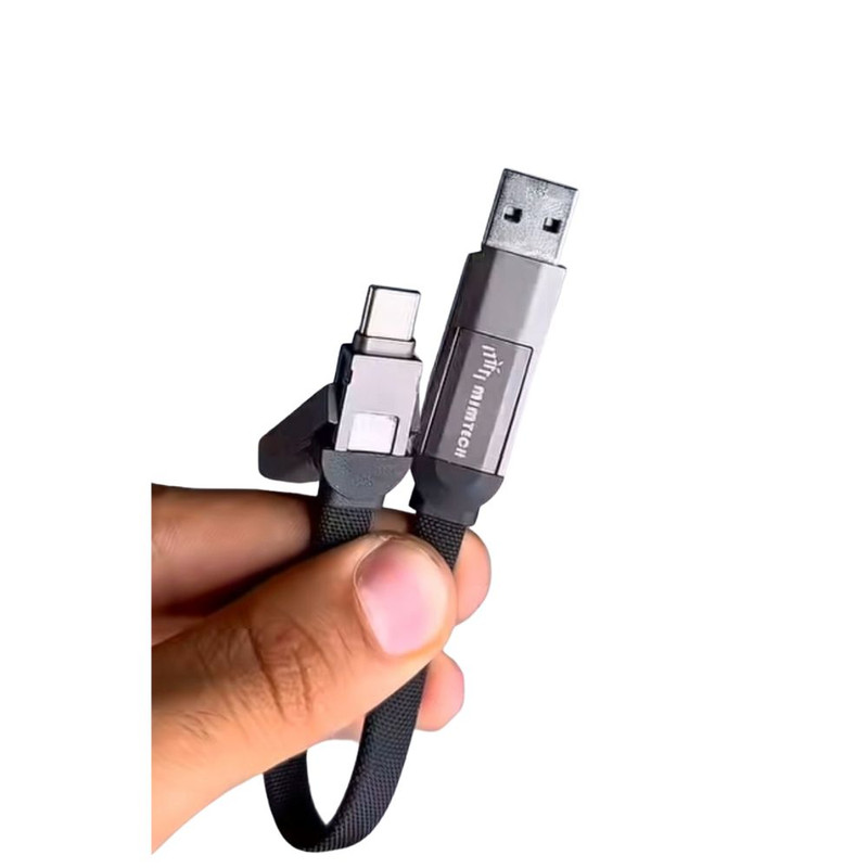 کابل تبدیل USB-C به لایتنینگ میم تک مدل PDW100 طول 0.12 متر