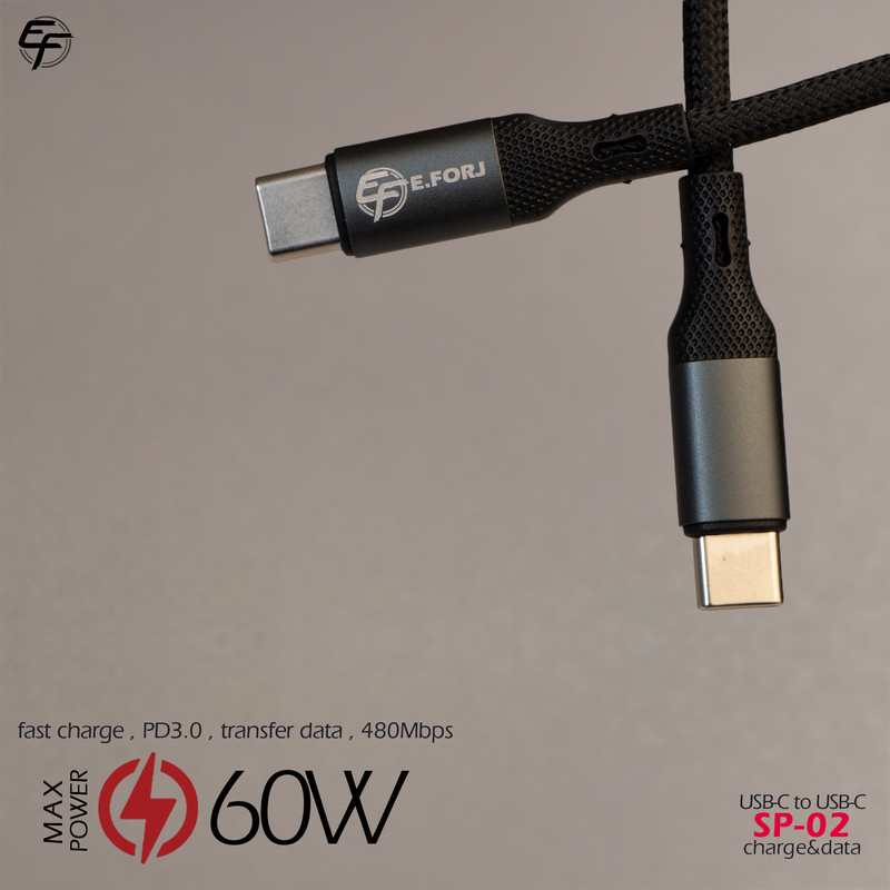 کابل تبدیل USB-C ایفورج مدل SP-02 طول 1 متر