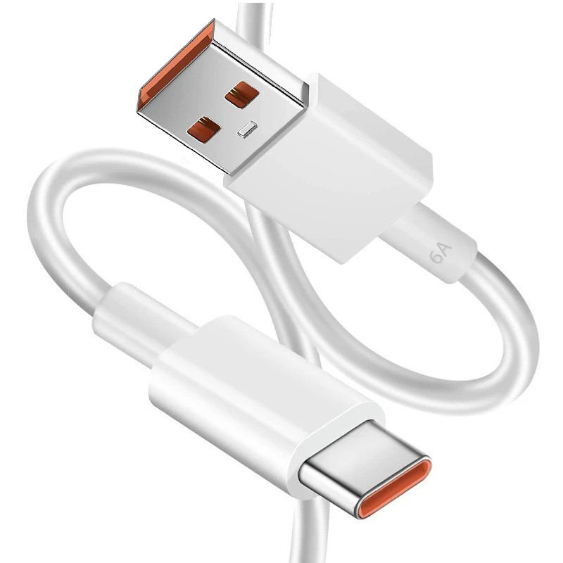کابل تبدیل USB به USB-C مدل 6A Turbo طول 1 متر