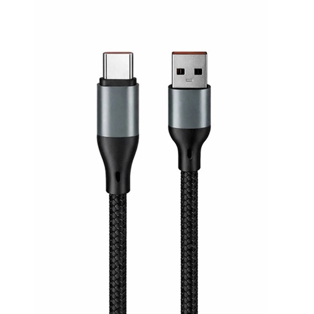 کابل تبدیل USB به USB-C ال او ال مدل FAST CHARGE 6A MAX طول 1 متر