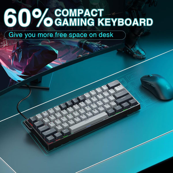 کیبورد گیمینگ آئولا مدل Win 60 HE Pro