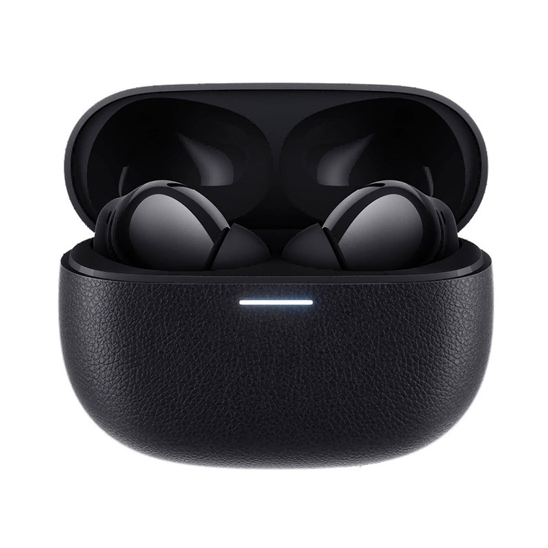 هدفون بلوتوثی شیائومی مدل Redmi Buds 5 Pro با نویز کنسلینگ فعال (ANC)، نویز کنسلینگ میکروفون (ENC)، درگاه شارژ USB Type-C، دارای میکروفون سهگانه در هر ایرباد برای حذف نویز و حذف صدای باد، مقاوم در برابر رطوبت و عرق