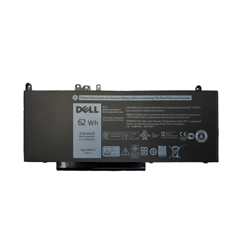 باتری لپ تاپ 4 سلولی دل مدل 6MT4T مناسب برای لپ تاپ Latitude E5570