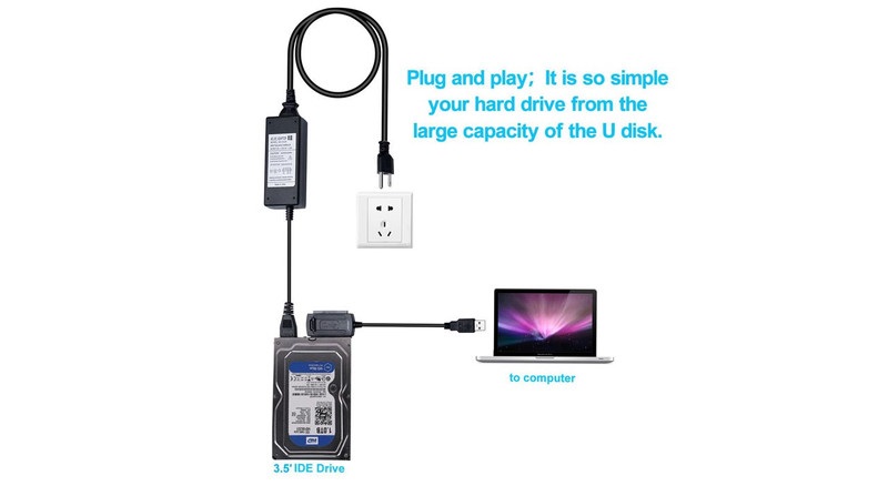 مبدل SATA و IDE به USB 2.0 مدل 52x