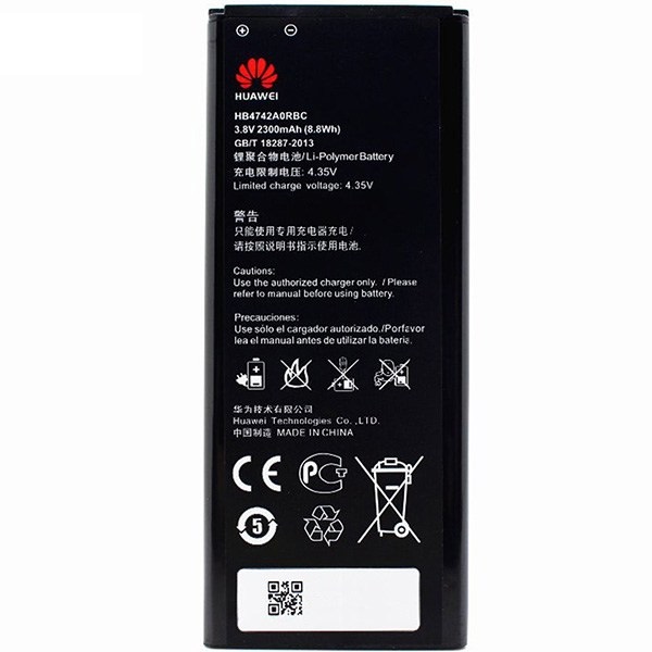 باتری موبایل مدل HB4742A0RBC با ظرفیت 2300mAh مناسب برای گوشی موبایل هوآوی Honor 3C/G7730