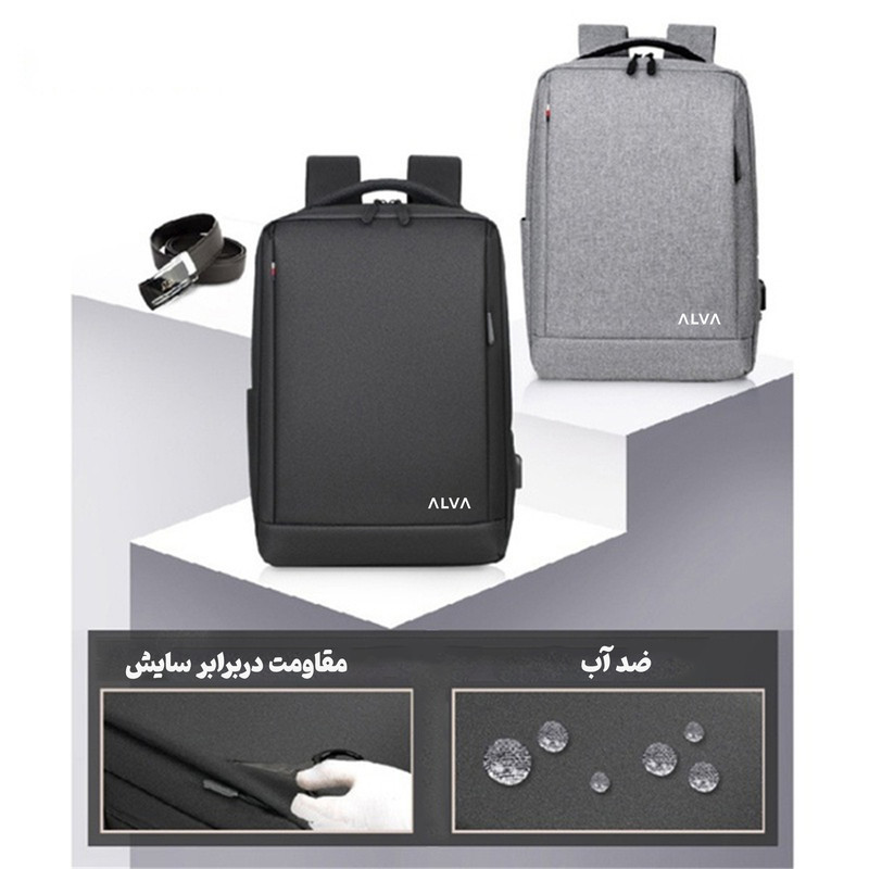 کوله پشتی لپ تاپ آلوا مدل omt مناسب برای لپ تاپ تا 15.6 اینچی