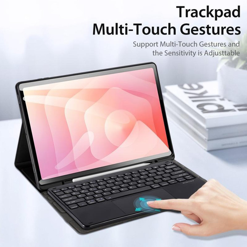 کیف کلاسوری کیبورد دار دوکس دوکیس مدل TK مناسب برای تبلت سامسونگ Galaxy Tab S11-11inch