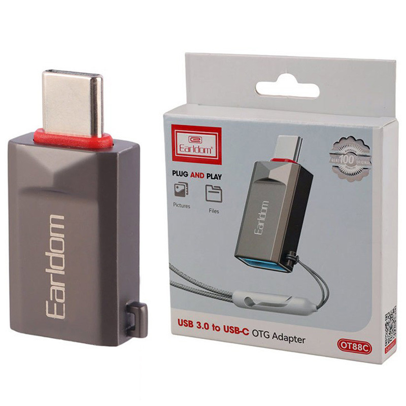 مبدل USB-C OTG به USB ارلدام مدل OT88C