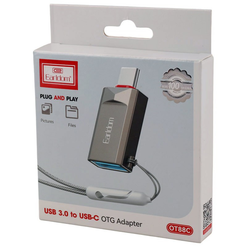 مبدل USB-C OTG به USB ارلدام مدل OT88C