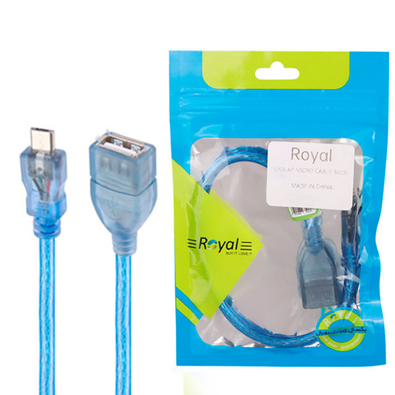 کابل تبدیل USB به microUSB مدل 006 طول 0.3 متر